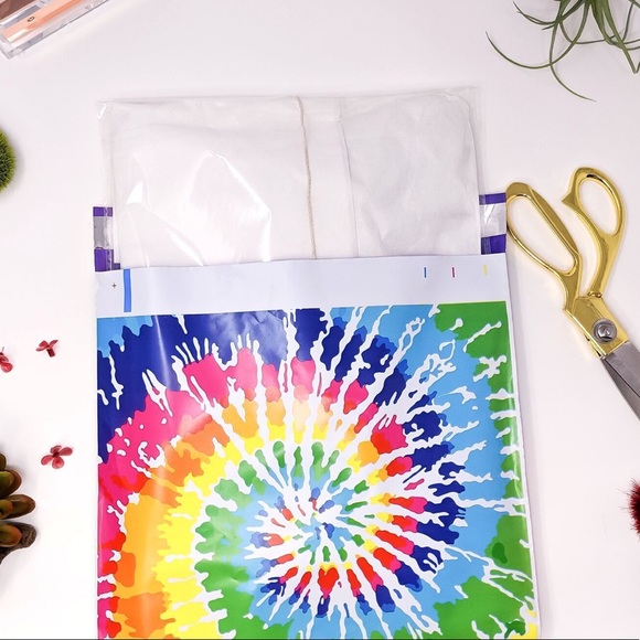 25 10X13 Poly Mailers Tye Dye Shipping Envelopes PRICE IS FIRM - Picture 11 of 13